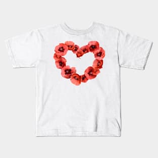 Flower heart Kids T-Shirt